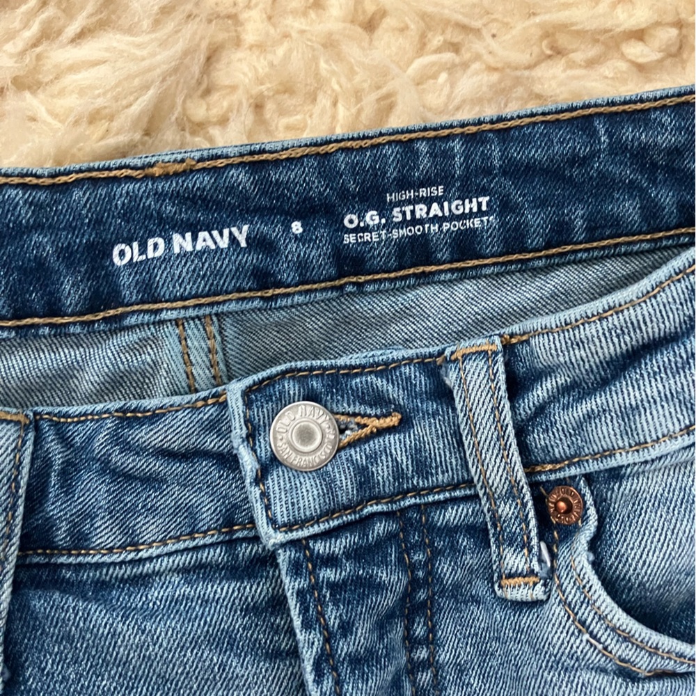 Old Navy OG High Rise Straight - Picture 3 of 3